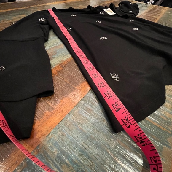 ALFANI * Bejewelled Poet Sleeve Top BNWT - Picture 16 of 16